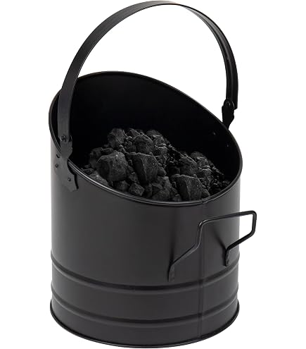 Amazon.com: Rocky Mountain Goods Large Fireplace Ash Bucket - Coal